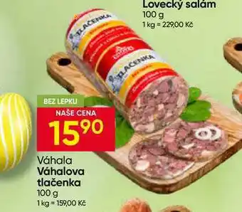 Hruška Váhala Váhalova tlačenka nabídka