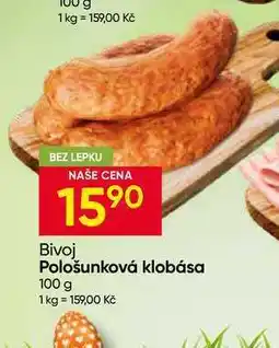 Hruška Bivoj Pološunková klobása nabídka