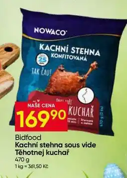 Hruška Kachní stehna sous vide Těhotnej kuchař nabídka