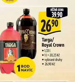 Albert Targa/ Royal Crown nabídka