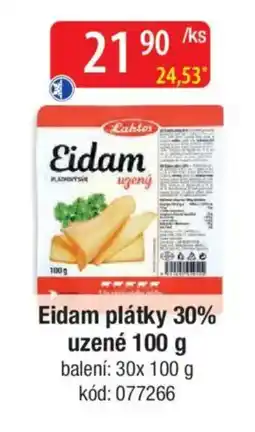 Qanto Eidam plátky 30% uzené nabídka