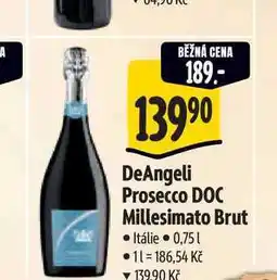 Albert DeAngeli Prosecco DOC Millesimato Brut nabídka