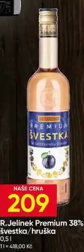 Hruška R.Jelínek Premium 38% švestka/hruška nabídka