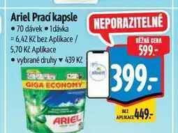 Albert Ariel Prací kapsle 70 dávek nabídka