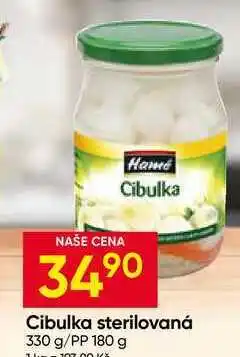 Hruška Hamé Cibulka sterilovaná 330 g/PP 180 g nabídka