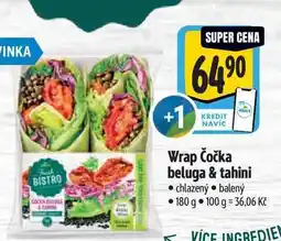 Albert Wrap Čočka beluga & tahini nabídka