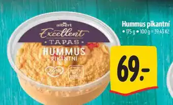 Albert Hummus pikantní nabídka