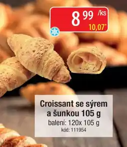 Qanto Croissant se sýrem a šunkou nabídka