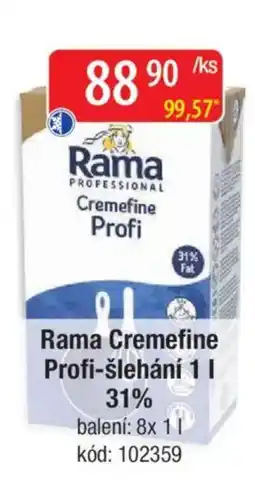 Qanto Rama Cremefine Profi-šlehání 31% nabídka