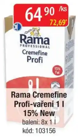 Qanto Rama Cremefine Profi-vaření 15% New nabídka