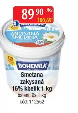 Qanto Smetana zakysaná 16% kbelík nabídka