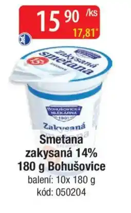 Qanto Smetana zakysaná 14% Bohušovice nabídka