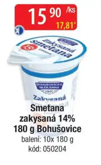 Qanto Smetana zakysaná 14% Bohušovice nabídka