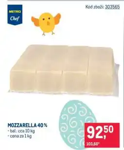 Makro Mozzarella 40 % nabídka