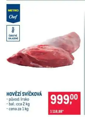 Makro Hovězí svíčková nabídka