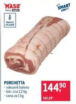 Makro Porchetta nabídka