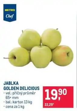 Makro Jablka Golden Delicious nabídka