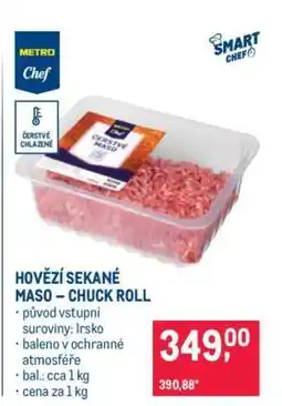 Makro Hovězí sekané maso Chuck roll nabídka