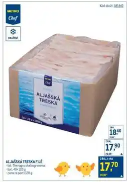 Makro Aljašská treska filé nabídka