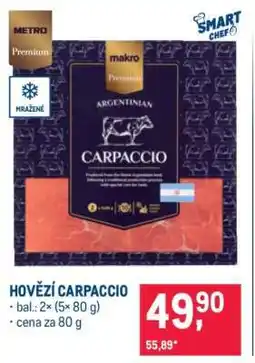 Makro Hovězí carpaccio nabídka