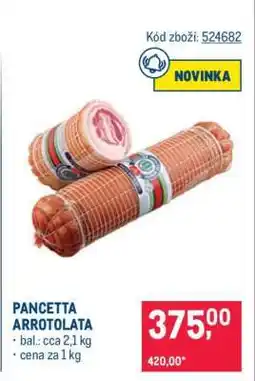 Makro Pancetta Arrotolata nabídka