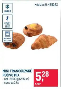 Makro MINI FRANCOUZSKÉ PEČIVO MIX nabídka