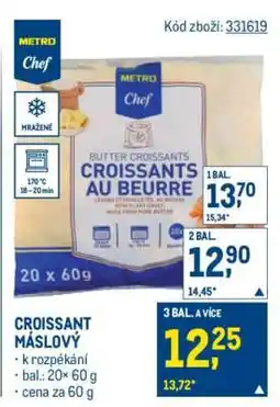 Makro Croissant máslový nabídka