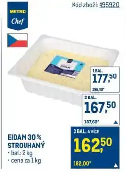 Makro Eidam 30% strouhaný nabídka