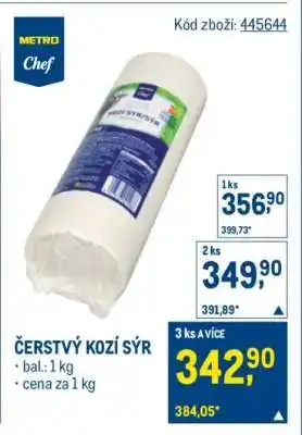 Makro Čerstvý kozí sýr nabídka