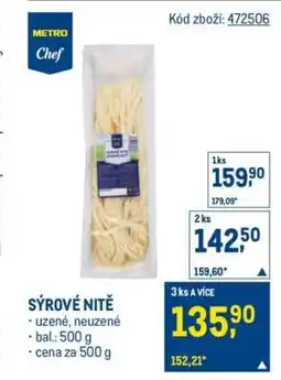 Makro Sýrové nitě nabídka