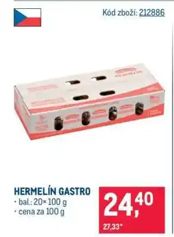 Makro Hermelín gastro nabídka