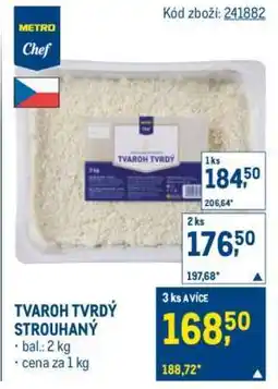 Makro TVAROH TVRDÝ STROUHANÝ nabídka