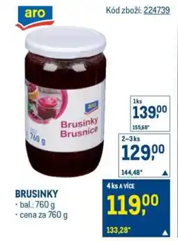 Makro Brusinky nabídka
