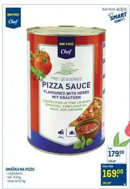 Makro PIZZA SAUCE nabídka