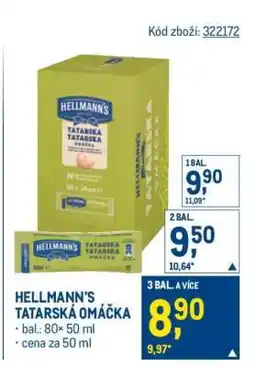 Makro Hellmann’s Tatarská omáčka nabídka