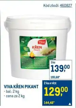 Makro VIVA KŘEN PIKANT nabídka