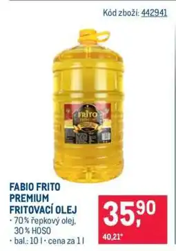 Makro FABIO FRITO PREMIUM FRITOVACÍ OLEJ nabídka
