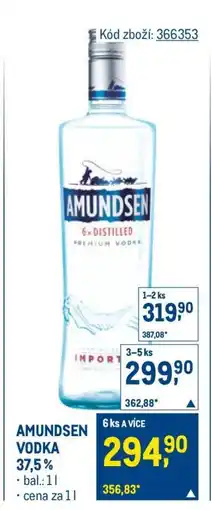 Makro Amundsen Vodka nabídka