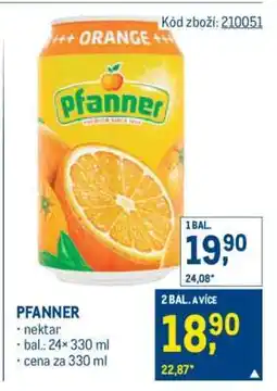 Makro Pfanner nabídka