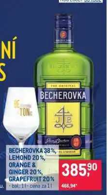 Makro Becherovka nabídka
