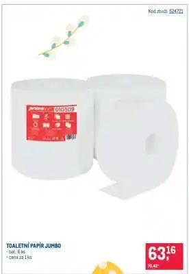 Makro TOALETNÍ PAPÍR JUMBO nabídka