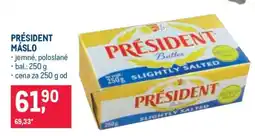 Makro Président máslo nabídka