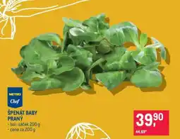 Makro Špenát baby praný nabídka