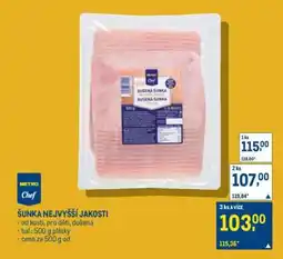 Makro Šunka nejvyšší jakosti nabídka