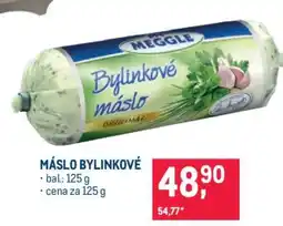 Makro Máslo bylinkové nabídka