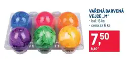Makro Vařená barvená vejce „M“ nabídka