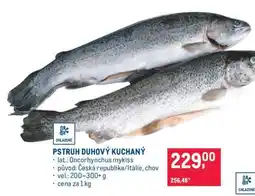 Makro Pstruh duhový kuchaný nabídka