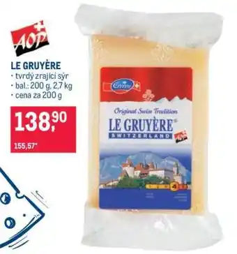 Makro Le Gruyère nabídka