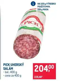 Makro Pick Uherský salám nabídka