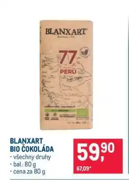 Makro Blanxart Bio čokoláda nabídka